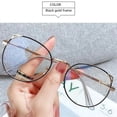 thumbnail image 3 of Adaptación a múltiples escenarios Tendencia de personalidad Orejas de gato Espejo plano Las lindas gafas anti-luz azul para niñas se pueden elegir con lentes de miopía, 3 of 6