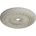 thumbnail image 3 of 35 1/8"OD x 4 7/8"ID x 2 1/2"P Viceroy Ceiling Medallion (Fits Canopies up to 4 7/8"), Hand-Painted Pot of Cream Crackle, 3 of 6