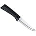Rada Cutlery Anthem Series Super Parer Knife, Black Handle