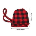 thumbnail image 6 of Wide Brim Hats Braided Toe Cap Comfortable Sleeping Turban Women Printing Baotou Red Brushed Milk Silk Women's, 6 of 6