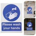 thumbnail image 3 of Hand Wash Stickers - 6pcs Washed Out Poster Hand Protection Signs Employees Wash Hands Poster Please Wash Your Hands Sign for Bathroom Warning Sticker, 3 of 4