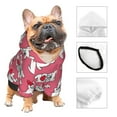 thumbnail image 5 of Yiaed French Bulldog And Heart Print Dog Hoodie Security Pet Dog Costume Pets Dog Hoodie Sweatshirt with Pocket for Small Dogs-Medium, 5 of 5