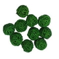thumbnail image 6 of EHJRE 10pcs 3cm Twig Orbs Balls Holiday Decorative Rattan Wicker Balls Vase Filler green, 6 of 6