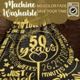 thumbnail image 4 of 50th Anniversary Blanket, 50th Wedding for Wife, Husband, Hubby, Wiffy, Couple, Parents, Grandparents, Golden Wedding, Valentine’s Gifts, Birthday Gifts, Soft Throw Blanket 50"x65", 4 of 5