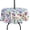 Botanical Garden, variant on Outdoor Indoor 60x84 inch Rectangle Tablecloth with Umbrella Hole and Zipper, Waterproof Zippered Patio Table Cloths, Spring/Summer Table Covers for Backyard Circular Table/BBQs/Picnic