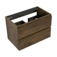 thumbnail image 4 of Alice 30" Wall Mounted Floating Bathroom Vanity in Walnut without Basin, 4 of 6
