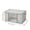 S, variant on Fabric Clothes Storage Bin,Clear Window Double Zipper Organizer Box with Reinforced Handles,Foldable Linen Quilt Blanket Storage Container for Closet Bedroom Wardrobe Garage Organizing