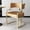 Style-2, variant on Comfy Dining Chairs Kitchen and Dining Room Chairs with Arms,Mid Century Modern Dining Chair Single Sofa Chairs with Gold Metal Legs for Living Room