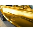 thumbnail image 7 of EZAUTOWRAP Chrome Brushed Aluminum Gold Car Vinyl Wrap Vehicle Sticker Decal Film Sheet With Air Release Technology Peel And Stick, 7 of 7