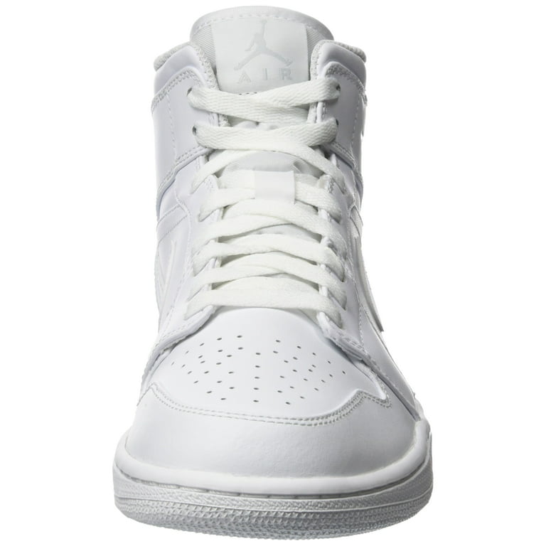 Air Jordan 1 Mid White Pure Platinum