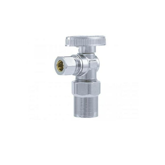 SharkBite Cash Acme 112446 0.5 x 0.37 in. Full Angle Stop Valve, Brass