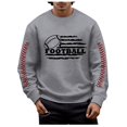 thumbnail image 1 of Chandail en Molleton à Col Rond Imprimé Rugby Automne Hiver pour Hommes, Chaud et Confortable, Mode Sans Capuche, Chandail Décontracté, 1 of 4