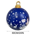 thumbnail image 5 of Zhourta Inflatable Christmas Ball 23.6Inch PVC Giant Inflatable Ornaments Gift Outdoor Christmas Ornaments Holiday Lawn Ornaments Xmas Yard Decoration, 5 of 6