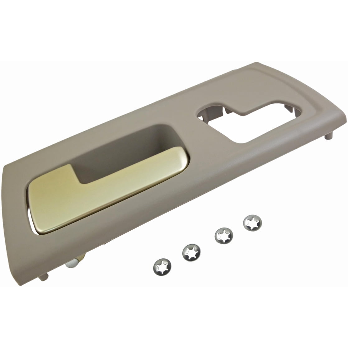 Dorman 80472 Front Driver Side Interior Door Handle for Specific Lincoln Models, Chrome; Gray