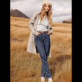 thumbnail image 4 of Abrigo Informal Cómodo de Lana con Solapa para Mujer, Chaqueta Informal de Moda, Abrigo , Ropa de Otoño e Invierno Albaricoque XL, 4 of 10