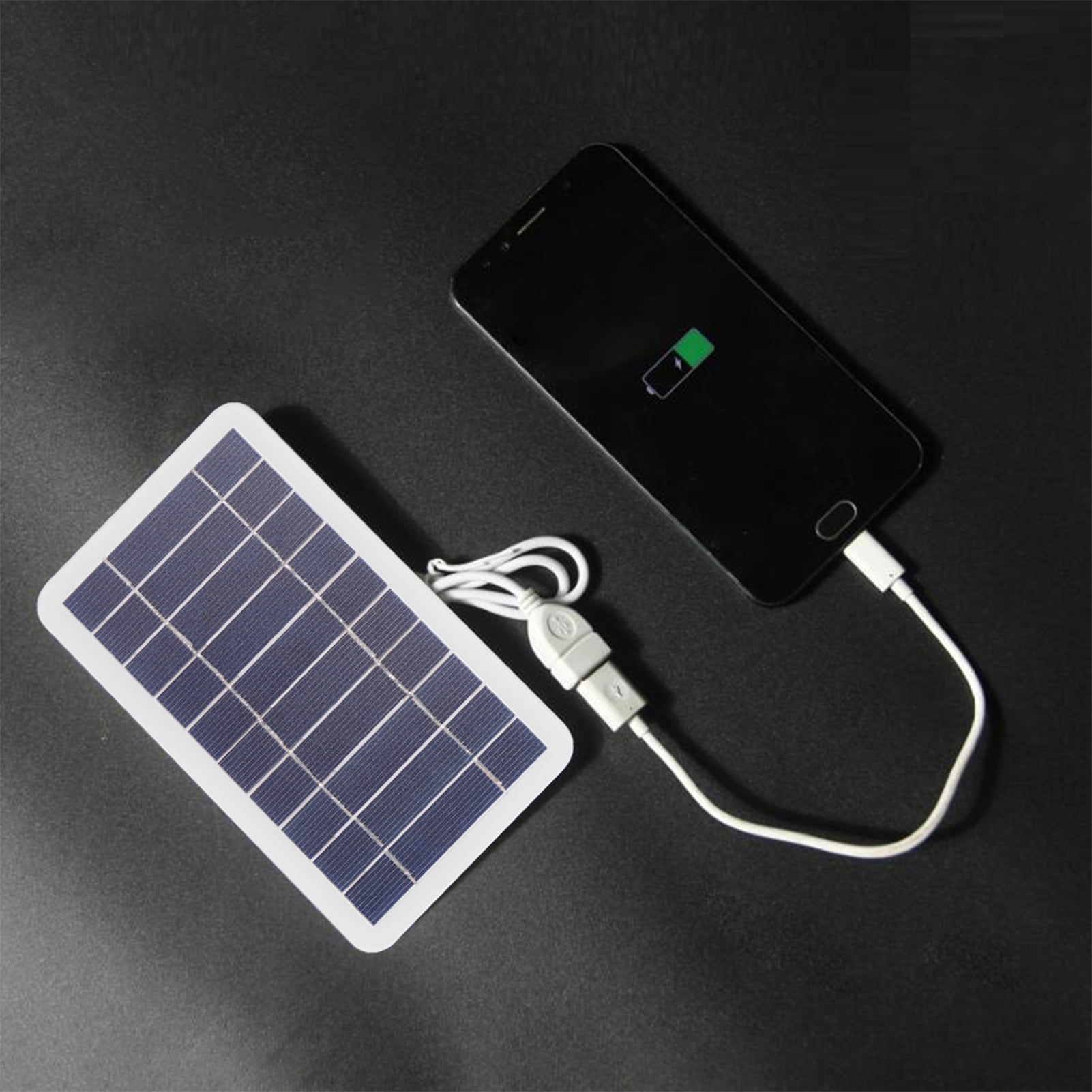 Solar Panel USB Output, Solar Station Panel, Portable Solar Panel Generator, Backpack Solar Charger 5V 2W With High Conversion For Security Camera, Cellphone, Power Banks