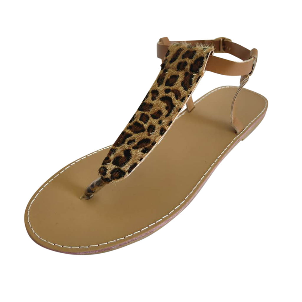 walmart leopard sandals