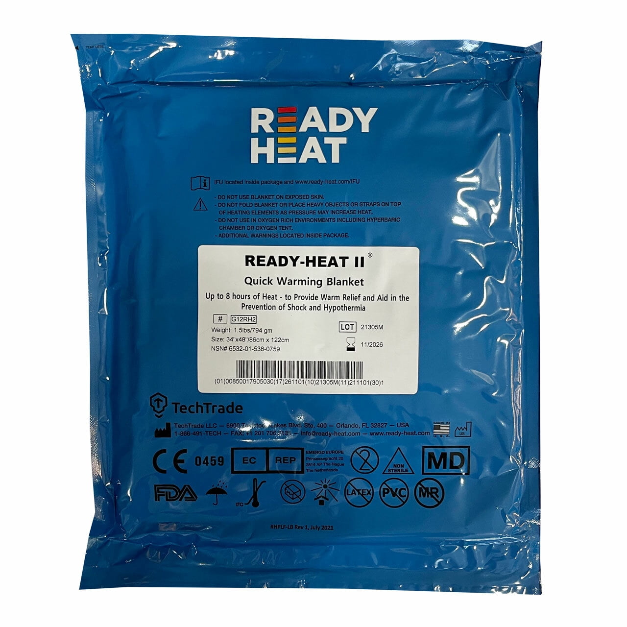 ReadyHeat II Hypothermia Warming Blanket for Humans