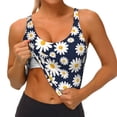 thumbnail image 4 of Lsque Daisy Floral Printed Women'S Sports Bra, Compression, Moisture Wicking, High-Impact Sports Bra For Women,Supportive sports bra-X-Large, 4 of 9