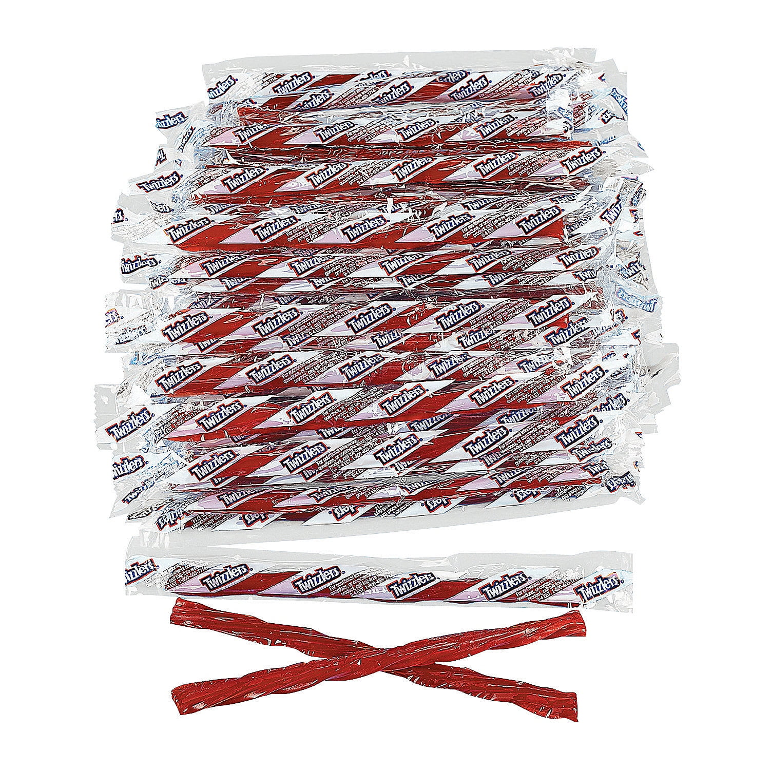 Fun Express Twizzlers (180pc) Edibles Soft & Chewy Candy