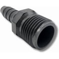thumbnail image 2 of 25 pack Dura Plastics Lasco Barbed Male Hose End – Schedule 40 PVC Hose Fitting – Multiple Sizes (1/2” to 2”) – Secure with Hose Clamps – USA-Made Irrigation Fitting (502-007) (size 1" Barb x MHT), 2 of 4