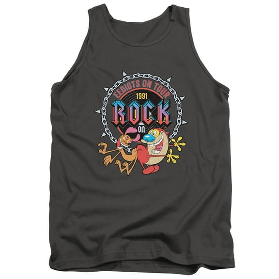 Ren And Stimpy Eediots On Tour Unisex Adult Tank Top