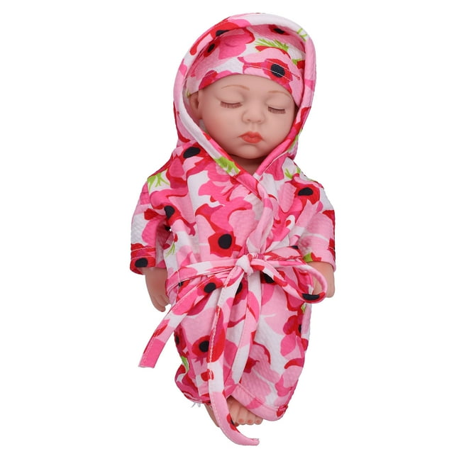 Muñeca Reborn de vinilo de 25 cm con baño de simulación, juguete de regalo para niños, realista, para juegos de rol, Q10-13