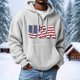 thumbnail image 1 of MHFRRA Sudadera Ligera con Capucha y Media Cremallera Estampada para Uso Deportivo Informal y Entrenamiento Al Aire Libre Blanco, 1 of 3