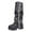 Black, variant on Women's Fashionable Casual Versatile Cool Winter Round Toe Thick Bottom Pants Stacked Boots Long Boots Thick Heels High Heels Knee-High Boots Brown 5.5