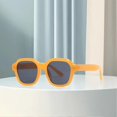 thumbnail image 2 of Classic Sun Glasses Shades Tinted Square Frame Sun Protection Retro Style Shades Outdoor Eyewear for Men and Women, 2 of 5