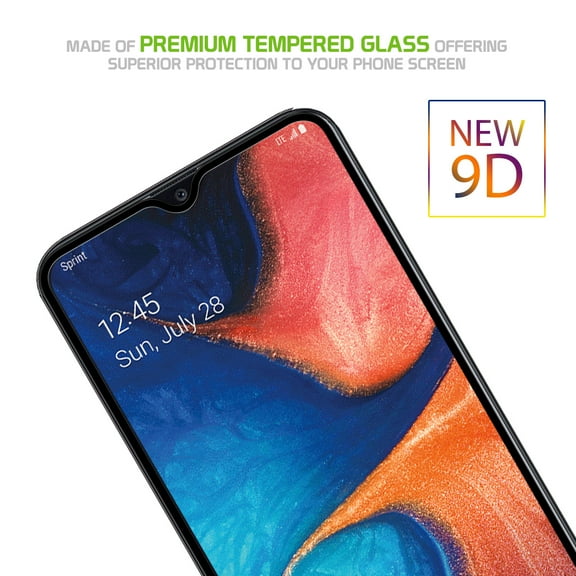 Cellet  3D Full Coverage Tempered Glass Screen Protector for Samsung Galaxy A20 A30 and A50