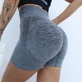 thumbnail image 2 of TAGOLD Womens Summer Shorts,Women's Hang Dyed Gradient Yoga High Waist Waist Waist Lifting Hip Yoga Shorts Gray, 2 of 4