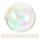 thumbnail image 2 of 10 bolas de Navidad rellenables de plástico transparente, adornos colgantes iridiscentes para árbol de Navidad, adornos decorativos DIY para fiesta, boda, decoración del hogar, 2 of 8