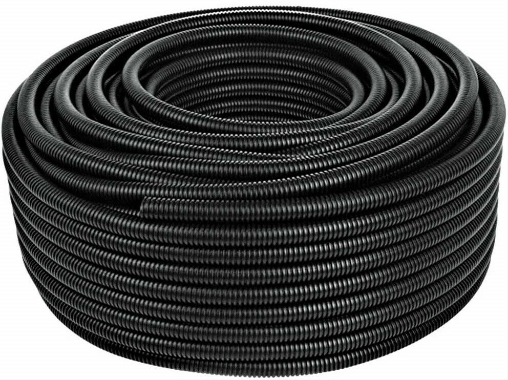100 FT EACH SIZE 1//4/" 3//8/" 1//2/" NEW SPLIT LOOM POLYETHYLENE WIRE TUBING CABLE