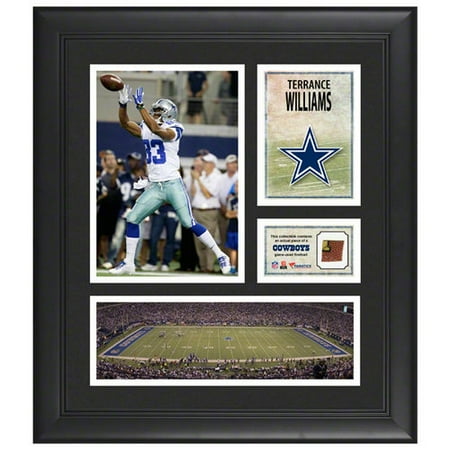NFL - Terrance Williams Dallas Cowboys Framed 15x17 Collage with Game-Used Ball