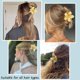 thumbnail image 2 of 3pcs Frangipani Flower Acrylic Hair Clip for Women Summer Flowers Hair Accessories Yellow Blue Pink Floral Hair Clip Hawaii Hair Clips Allig, 2 of 5