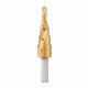 thumbnail image 1 of 1pc High-Speed Steel Step Drill Bit 4mm-12mm Triangular Shank Spiral Flute Drilling Tool, 1 of 4