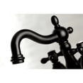 thumbnail image 3 of Kingston Brass KB1600AX Heritage 4 in. Centerset Bathroom Faucet, Matte Black, 3 of 4