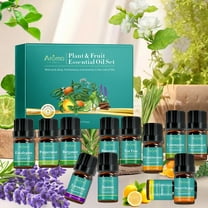 AromaLya 12x10ml Fragrance Oil Set - Peppermint, Lavender, Tea Tree, Eucalyptus, Citrus & More | Premium Scented Oils for Diffuser, Candles & Home