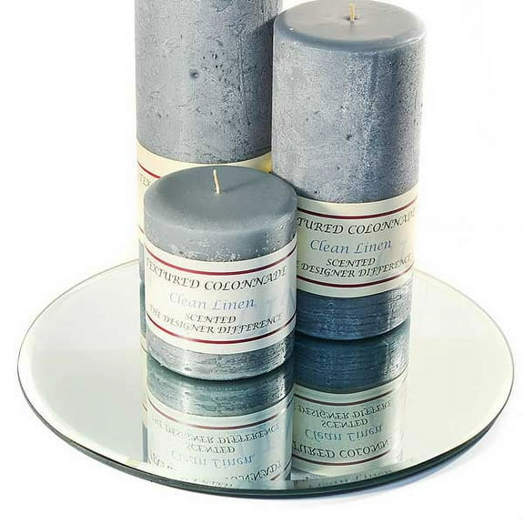 1 Pc, Round Candle Mirror 12 Inch for Wedding Receptions, Banquets Use