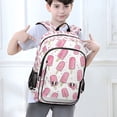 thumbnail image 6 of FORMRS Unisex School Backpack 17" Student Travel Bag with Laptop Compartment, Pink Popsicle Pattern, 6 of 7