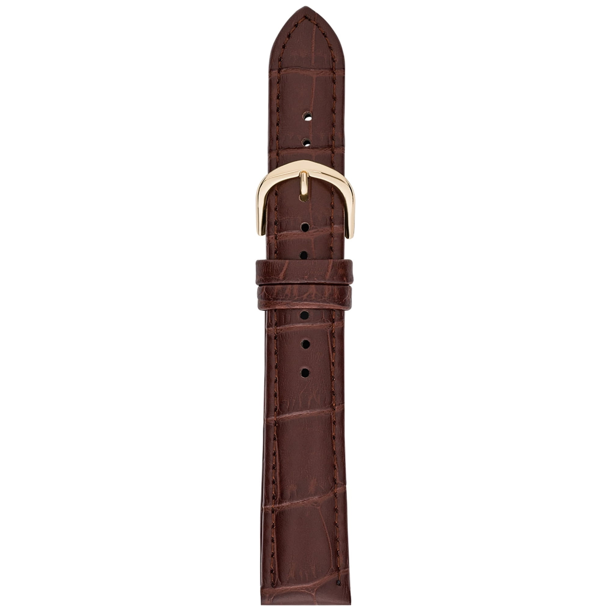 Unisex Watch Band Croc Brown