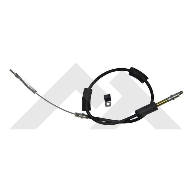 Fits 1984-1996 Jeep Cherokee Crown Automotive Parking Brake Cable RT31039 RT Offroad; For Use With Disc Brake Conversion; 52 Inch Length