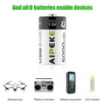 thumbnail image 3 of 2pc-Rechargeable High Capacity D Size Battery Batteries 1.5V Rechargeable D Batteries 6000mWh Rechargeable Lithium D Cell Batteries USB Type C Charging Cable High Performance D Rechargeable Batteries, 3 of 8