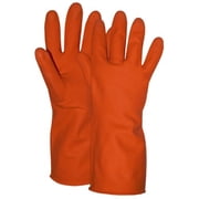 Boss Gloves 4708x Extra Large 12" Orange Latex Lined Gloves