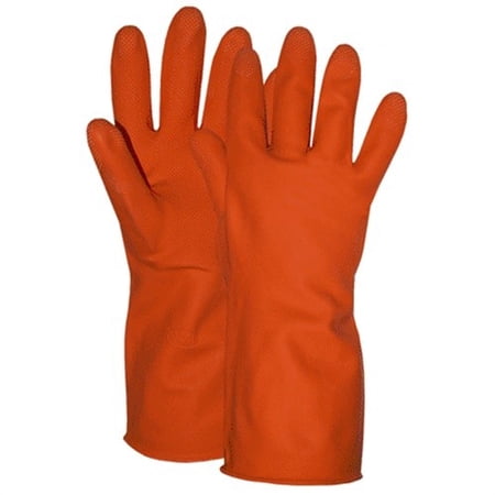 Boss Gloves 4708x Extra Large 12" Orange Latex Lined Gloves