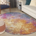 thumbnail image 2 of Nourison Passion Modern Abstract Multicolor 8' Oval Area Rug (8 Oval), 2 of 9