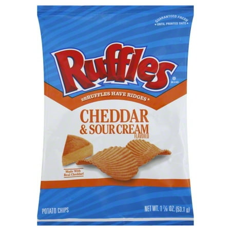 UPC 028400078696 product image for Ruffles Cheddar & Sour Cream Potato Chips 1.875 oz. Bag | upcitemdb.com