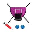 thumbnail image 1 of Mini aro de baloncesto para trampolín, fácil de instalar, soporte de baloncesto para exteriores rosa, 1 of 8