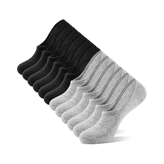 Eryueer No Show Socks Women & Men Low Cut Ankle Short Anti-slid Athletic Running Casual Invisible Liner Socks